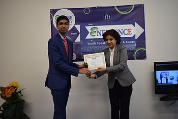 Student of Enspire Academy Recognized