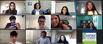 Students of Enspire Academy organizing SWEY, an annual fundraiser